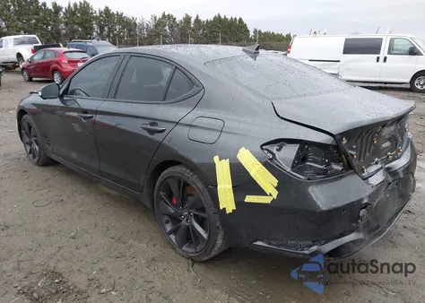 2022 Genesis G70 3.3T Awd z USA, uszkodzony, nr VIN KMTG54TE2NU101749